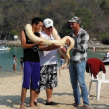 Guest on the beach-Huatulco
