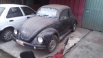 Vintage bug in a back alley. 